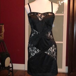 Beautiful LBD with lace cutout